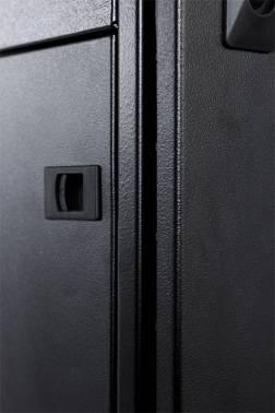 Шкаф серверный ЦМО (ШТК-СП-48.8.12-48АА-9005) напольный 48U 800x1130мм пер.дв.перфор. задн.дв.перфор.2-хст. 2 бок.пан. направл.под закл.гайки 1350кг черный 890мм 170кг 180град. 2215мм