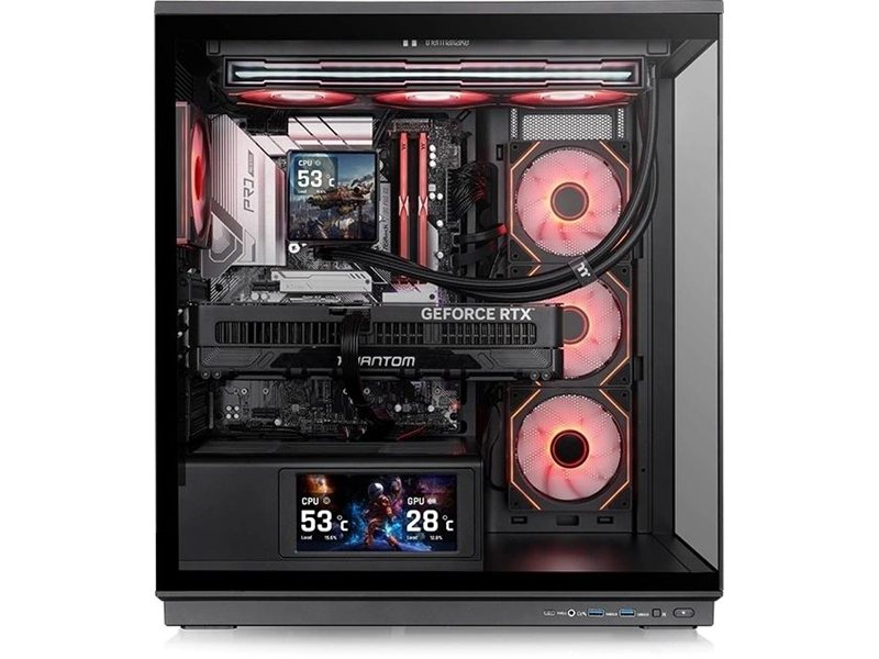 Корпус Thermaltake Stage 450 TG черный без БП ATX 3x120mm 4x140mm 1xUSB3.0 audio bott PSU