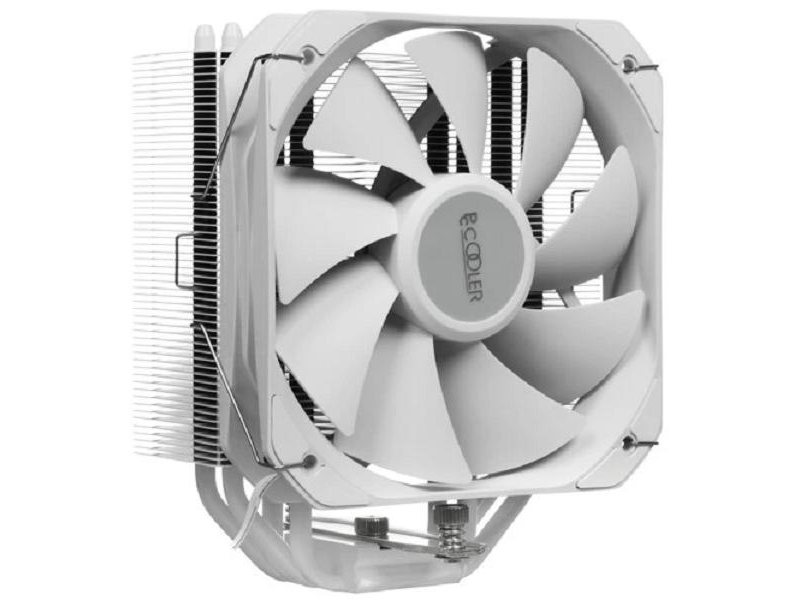 Кулер для процессора/ CPU Cooler PCCooler PALADIN 400 WH (200W, 4-pin PWM, 157mm, Al/Cu, 4x6mm, 1x130mm, 76.85CFM, 29dBA, 1600RPM, S: 1851/1700/1200/115X, AM5/AM4, white)