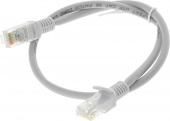 Патч-корд Premier PP31-0.5M-LSZH 1Гбит/с UTP 4 пары cat.5E CCA molded 0.5м серый RJ-45 (m)-RJ-45 (m)