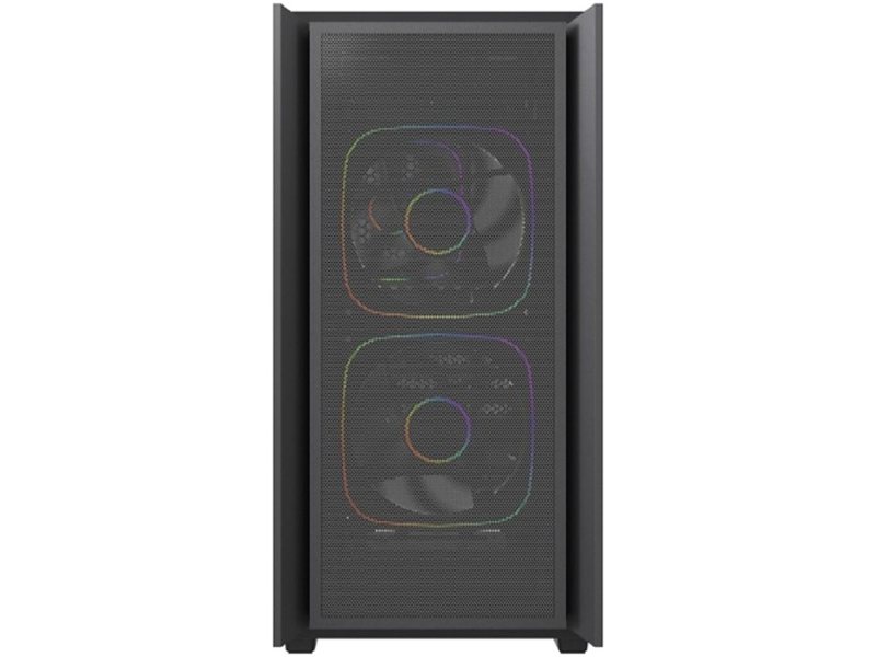 Powercase Корпус Mistral SM03 ARGB, Tempered Glass, 3x120mm ARGB PWM fans, чёрный, mATX (CMMSM03B-A3)