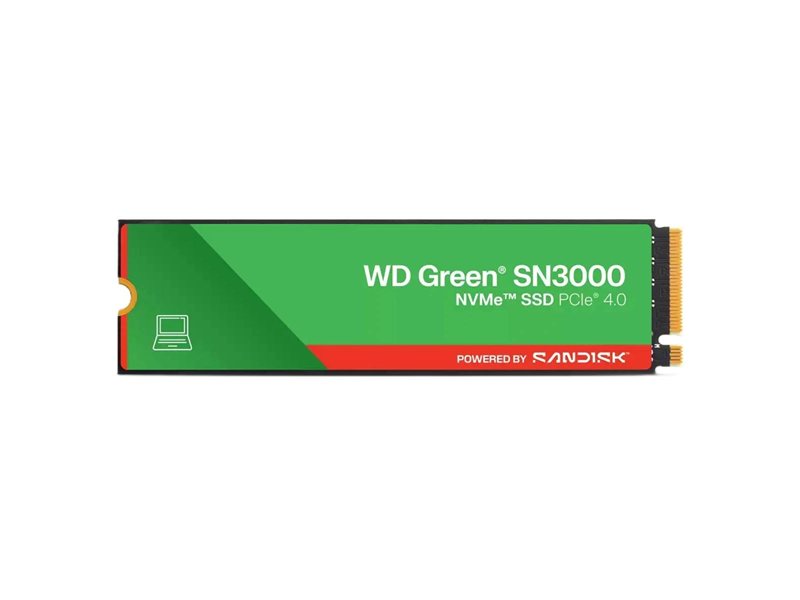 Твердотельный накопитель SSD Western Digital M.2 2280 1TB WD Green WDS100T5G0E