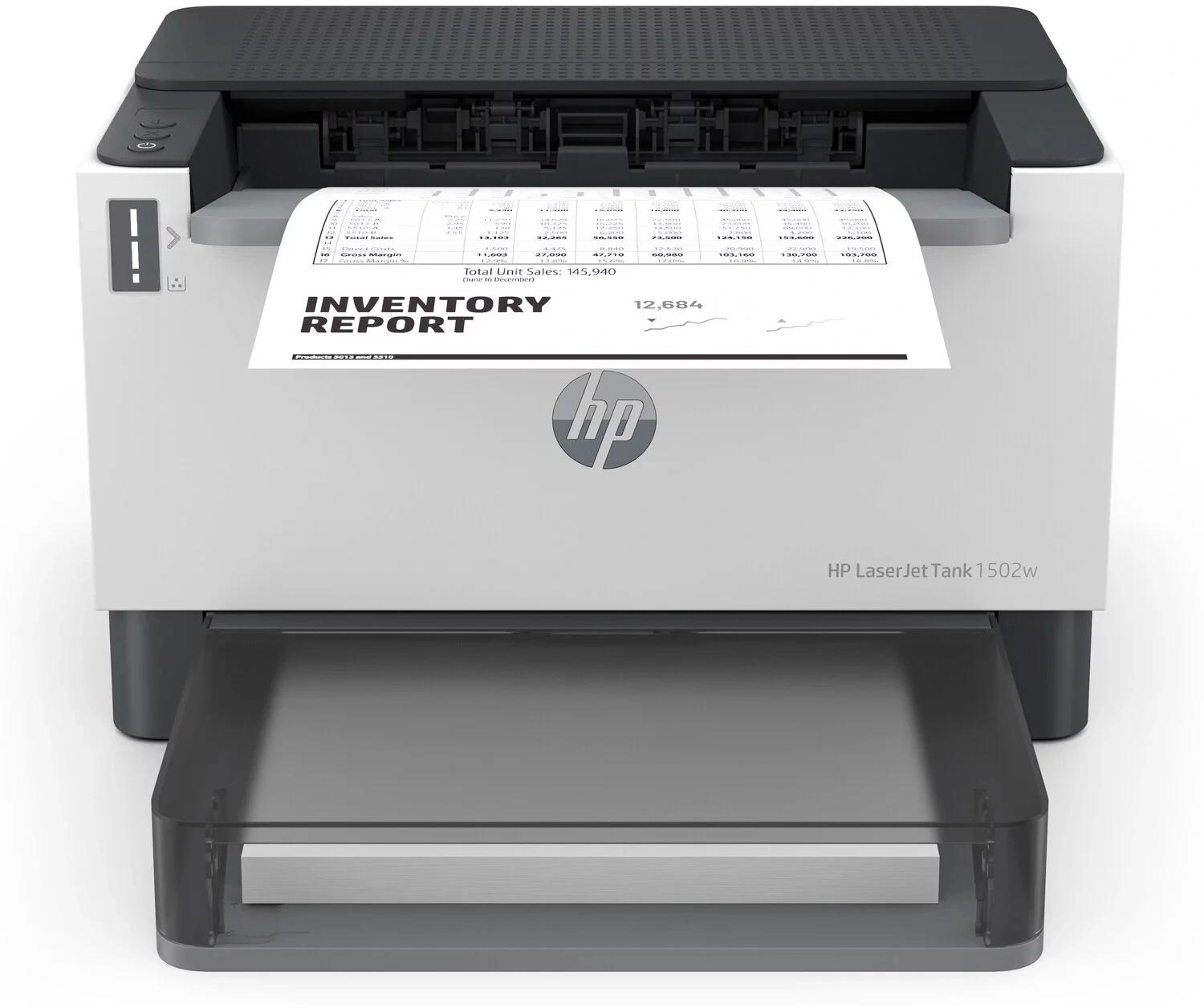 Принтер лазерный HP LaserJet Tank 1502w (2R3E2A) A4 WiFi белый
