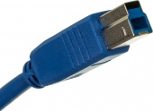 Кабель Buro USB A(m) USB B(m) 1.8м (USB3.0-AM/BM) синий [USB3.0-AM/BM]