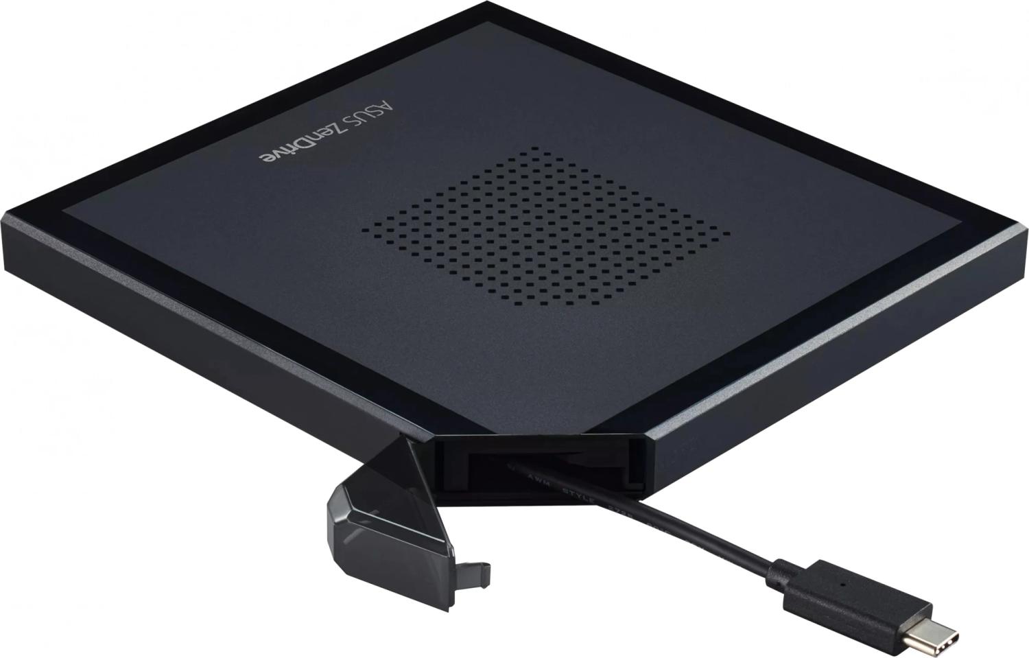 Привод DVD-RW Asus SDRW-08V1M-U/BLK/G/AS черный USB Type-C ultra slim M-Disk внешний RTL