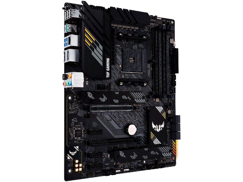 Материнская плата Asus TUF GAMING B550-PRO Soc-AM4 AMD B550 4xDDR4 ATX AC`97 8ch(7.1) 2.5Gg RAID+HDMI+DP