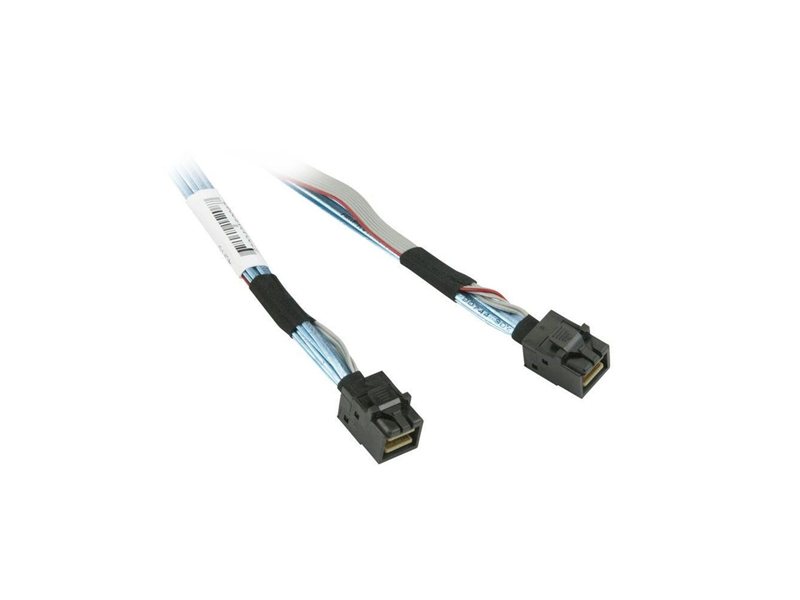 Кабель SuperMicro CBL-SAST-0593 Internal Mini-SAS HD to Mini-SAS HD 60cm,30AWG,12Gb/s, (152087)