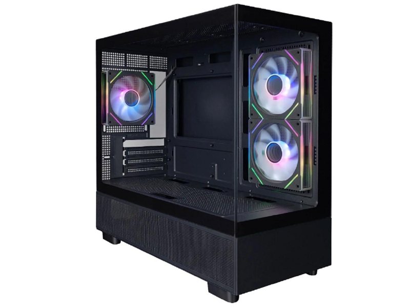 1STPLAYER MIKU Mi5 ARGB Black / mATX / 3x120mm ARGB fans / Mi5-BK-2FC7R-1FC7