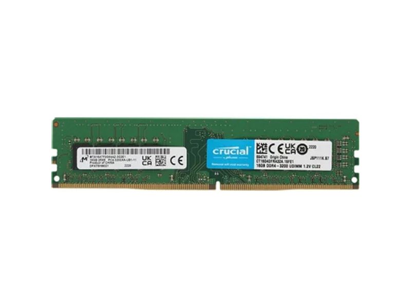 Crucial DDR4 DIMM 16GB CT16G4DFRA32A PC4-25600, 3200MHz