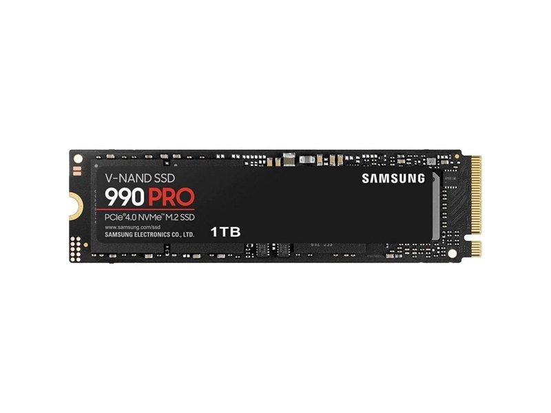 Твердотельный накопитель SSD Samsung 1TB M.2 2280 990 PRO MZ-V9P1T0B/AM PCI-E 4.0 x4, TLC 3D NAND