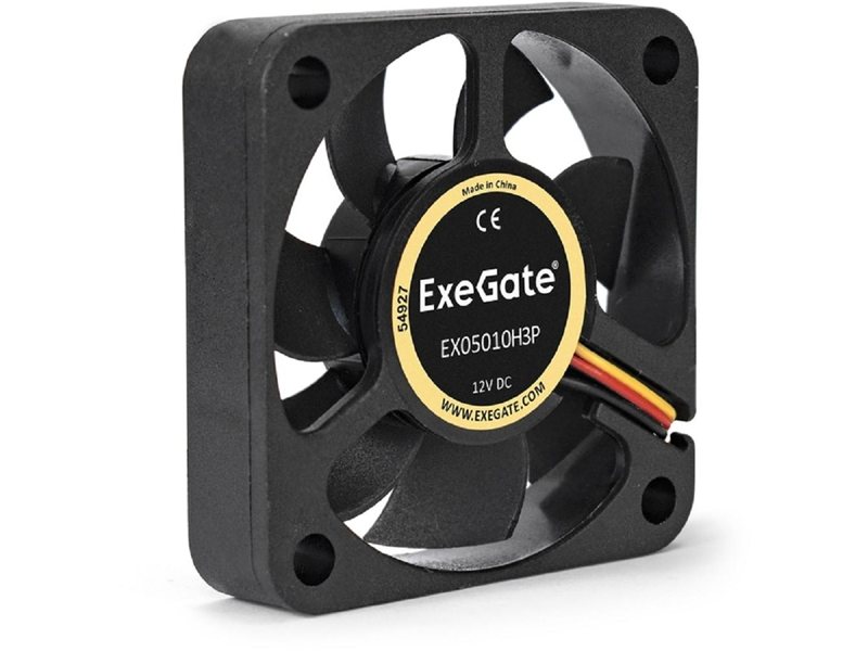 Exegate EX253943RUS Вентилятор ExeGate Mirage-H 50x50x10 гидродинамический подшипник, 4500 RPM, 22dB, 3pin