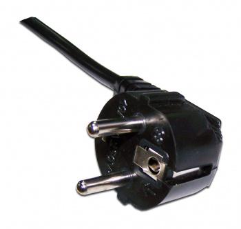 Шнур питания Lanmaster LAN-PP13/SHA-2.0-BK C13-Schuko проводник.:3x0.75мм2 2м 220В 10А черный