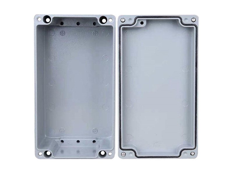 Корпус ACD XG387 Metal case IP65, 200*120*80mm, металлический, 3 отверстия (28 + 28 + 23мм) с резиновыми заглушками, цвет серебристый, совместим с Raspberry Pi 3B, 3B+, 4, Orange Pi {12}