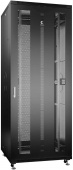 Шкаф серверный Cabeus (ND-05C-42U80/100-BK) напольный 42U 800x1000мм пер.дв.перфор. задн.дв.перфор. 800кг RAL 7035 900мм 132кг 220град. 2055мм IP20 сталь