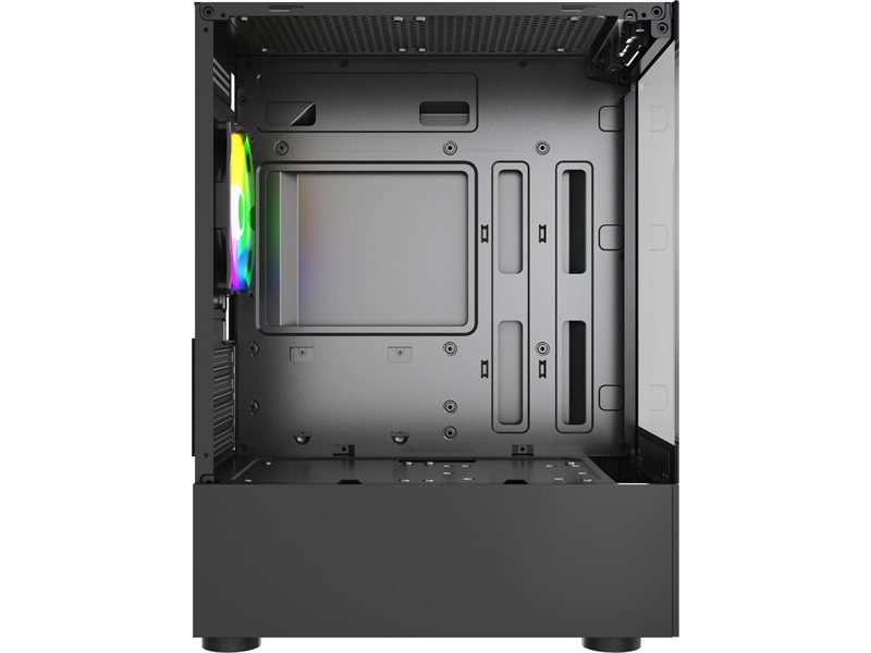 Корпус Accord ACC-285-02B черный без БП mATX 5x120mm 1xUSB2.0 1xUSB3.0 audio