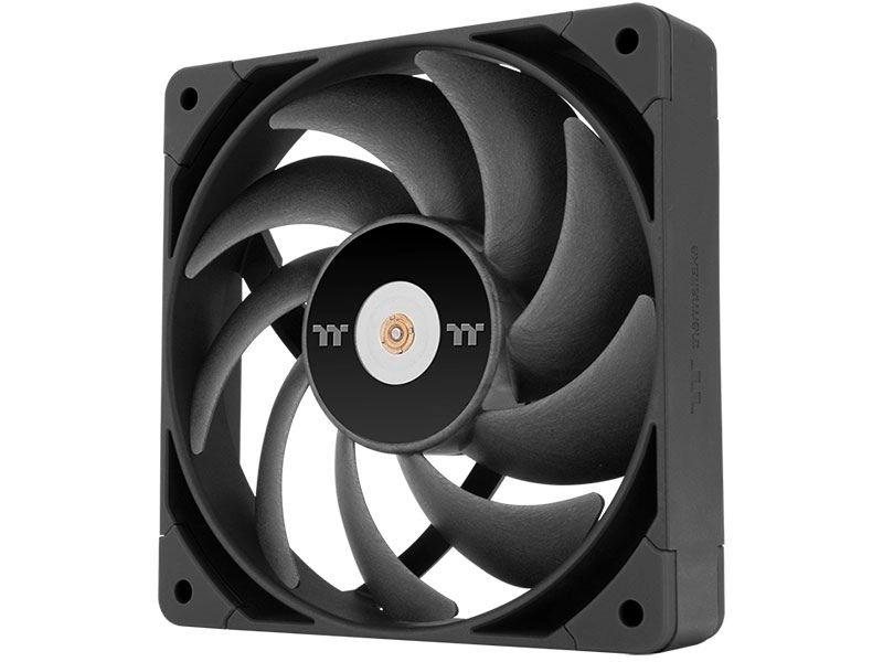 Вентилятор для корпуса Thermaltake Toughfan 14 Pro 140х140x25 черный 4-pin 31.6дБ (упак.:2шт) (CL-F160-PL14BL-A) Ret