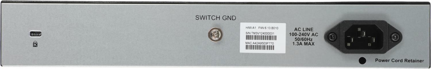 Коммутатор D-Link DGS-1210-10P/ME/A1A 8x1Гбит/с 2SFP 8PoE управляемый