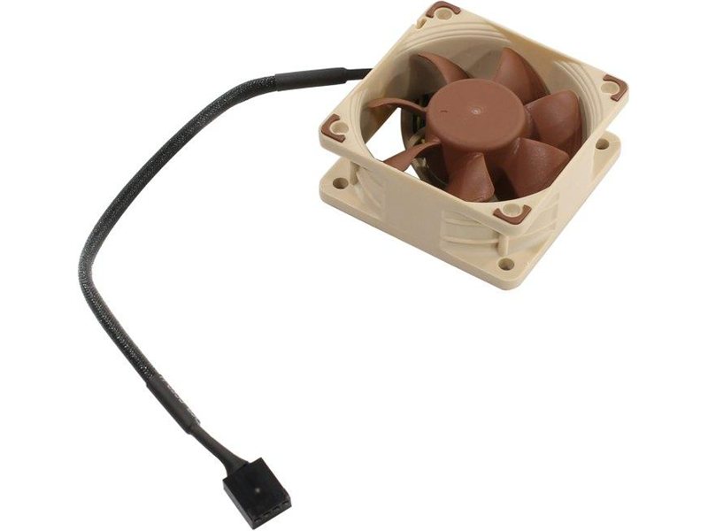 Кулер для корпуса/ Case Cooler Noctua NF-A6X25 5V PWM (60x60x25mm, 4-pin PWM, 29.2CFM, 19.3dBA, 3000RPM, Beige/Brown)