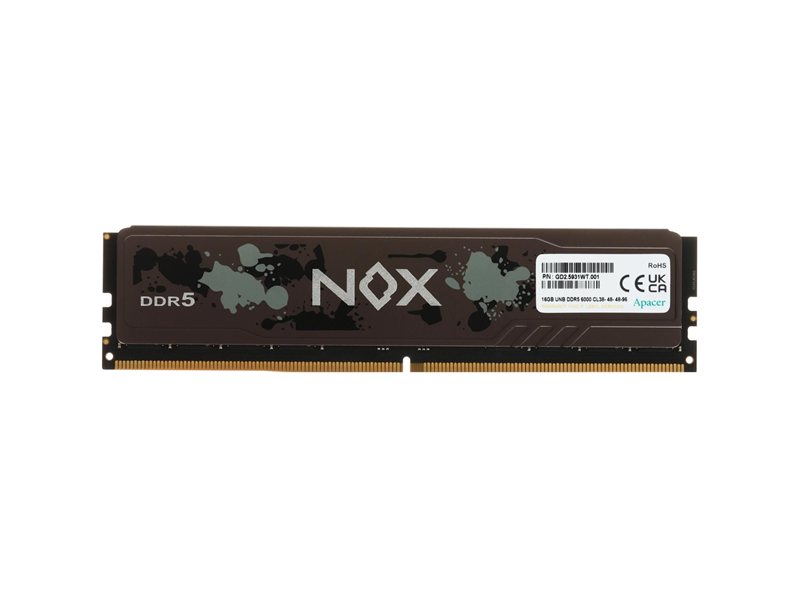 Apacer DDR5 DIMM 16GB NOX (AH5U16G60C622MBAA-1)