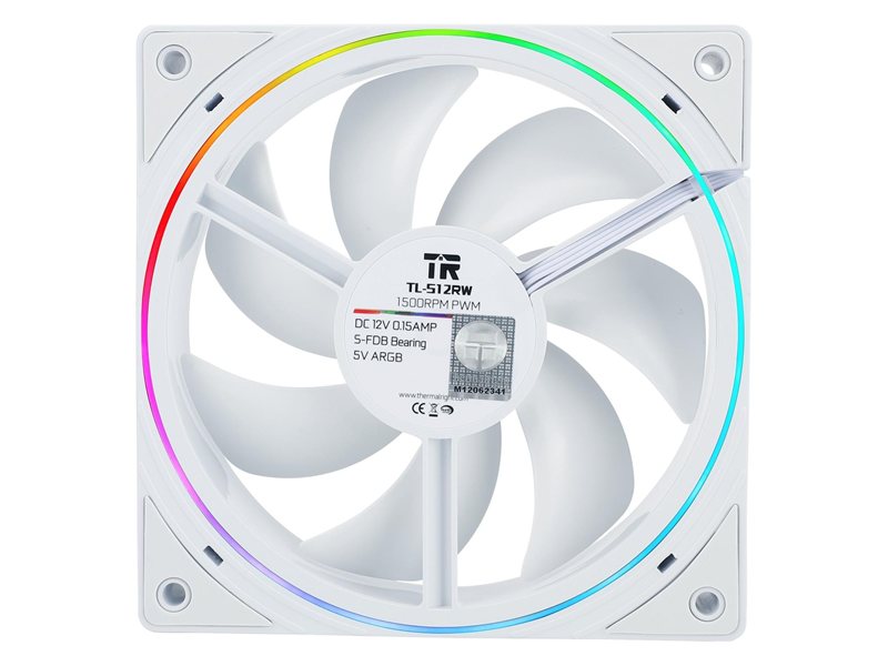 Thermalright Вентилятор TL-S12RW / Reverse / ARGB / 120mm PWM / TRTLS12RW