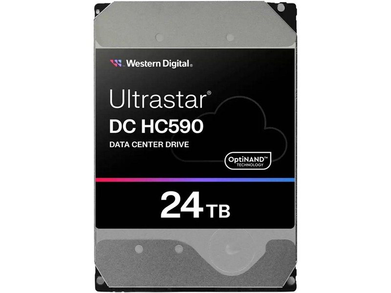 Жесткий диск Western Digital Ultrastar DC HС590 HDD 3.5" SATA 24TB, 7200 rpm, 512MB buffer, 512e/4Kn, 1 year