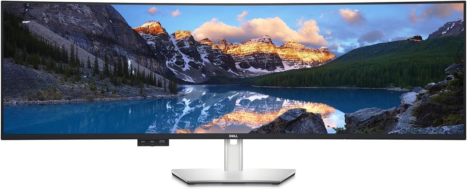 Монитор Dell 49" UltraSharp U4924DW черный IPS LED 32:9 HDMI M/M матовая HAS Piv 350cd 178гр/178гр 5120x1440 60Hz DP UHD USB 16.3кг