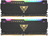 Память DDR4 2x8GB 3600MHz Patriot PVSR416G360C0K Viper Steel RGB RTL Gaming PC4-28800 CL20 DIMM UDIMM 288-pin 1.35В dual rank с радиатором Ret
