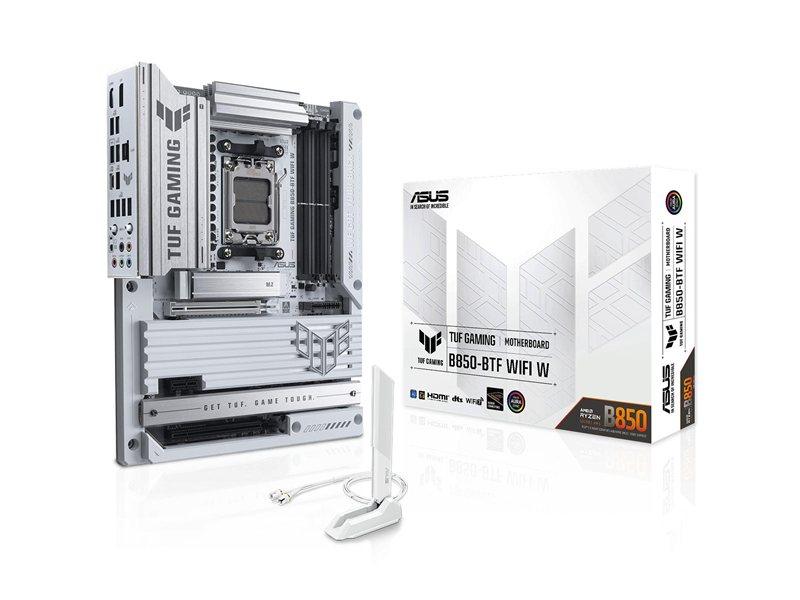 Материнская плата ASUS TUF GAMING B850-BTF WIFI W AM5 ATX 4xDDR5 2xPCIEx16 PCIEx1 3xM.2 USB-C DP HDMI 2.5GLAN WI FI 7