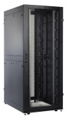 Шкаф серверный ЦМО (ШТК-СП-48.8.10-44АА-9005) напольный 48U 800x1000мм пер.дв.перфор. 4 бок.пан. задн.дв.перфор. 1350кг черный 690мм 161кг 180град. 2215мм