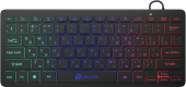 Клавиатура Оклик 300S черный USB slim LED (1696461) кабель 1.6м