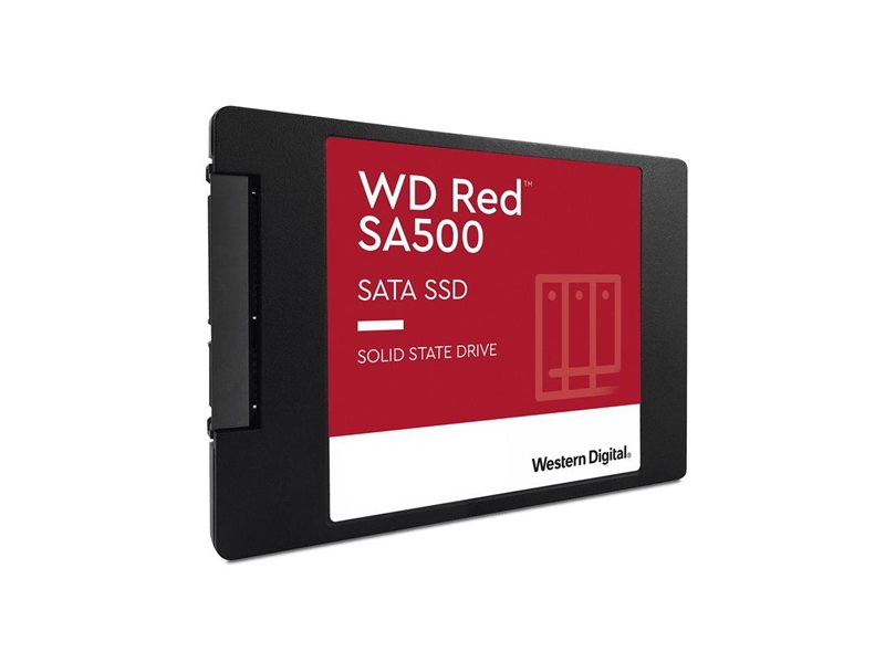 Твердотельный накопитель SSD WD SA500 WDS100T1R0A 1TB  2.5" Client  SATA 6Gb/s, 560/530, IOPS 95/85K, MTBF 2M, 3D TLC,600TBW, NAS, Retail