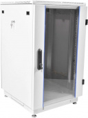 Шкаф коммутационный ЦМО (ШТК-М-30.6.8-1ААА) напольный 30U 600x800мм пер.дв.стекл 2 бок.пан. задн.дв.стал.лист направл.под закл.гайки 400кг серый 655мм 84.8кг 180град. 1515мм IP20 металл