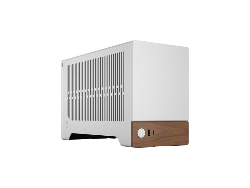 Корпус без блока питания/ Case Fractal Design Terra, Mini-Tower, no fans, 1xUSB-A 3.0 + 1xUSB 3.2 Type-C, SFX PSU Support, mITX Silver