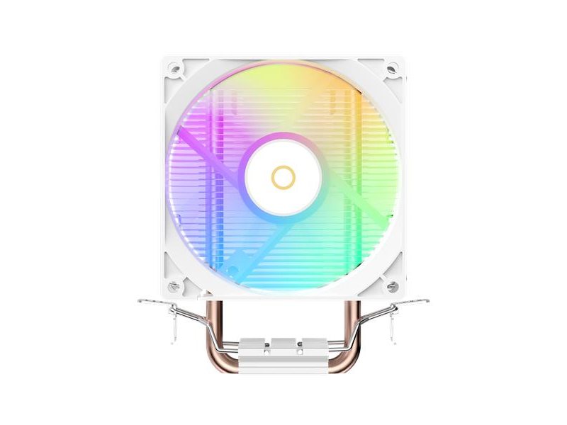 Кулер для процессора/ CPU Cooler Ocypus Gamma A20 WH ARGB (110W, 3-pin, 122.5mm, Al/Cu, 2x6mm, ARGB, 1x92mm, 32CFM, 21dBA, 1900RPM, S: 1851/1700/1200/115X, AM5/AM4, white)