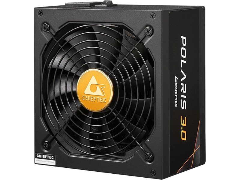 Блок питания Chieftec ATX 1250W Polaris PPS-1250FC-A3 80+ gold (20+4pin) APFC 135mm fan 12xSATA Cab Manag RTL