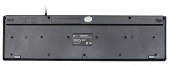 Клавиатура Оклик 550ML черный USB slim Multimedia LED (1061617) кабель 1.5м