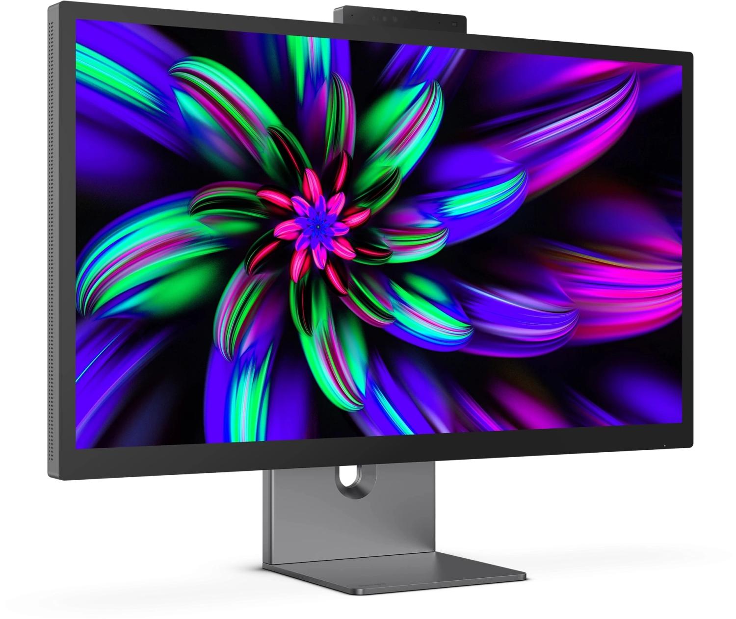 Монитор Philips 27" Brillance 27E3U7903 серый IPS LED 16:9 HDMI M/M Cam глянцевая HAS Piv 500cd 178гр/178гр 5120x2880 70Hz 5K USB 8.1кг