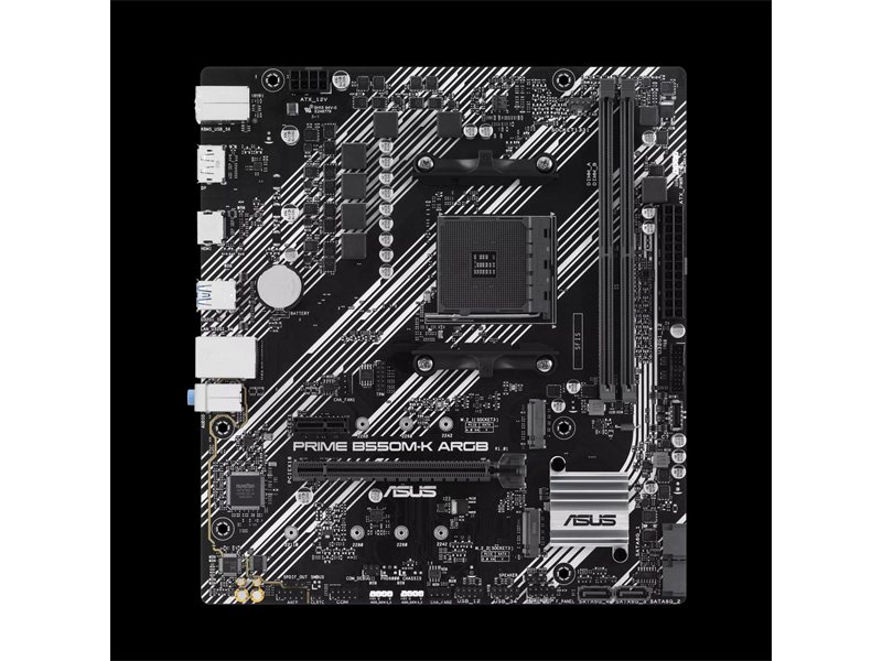 Материнская плата/ PRIME B550M-K ARGB//M4 B550 2DIMM DUAL M.2 AURA MB