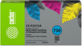 Картридж струйный Cactus CS-P2V72A №730 серый (300мл) для HP Designjet T1600/1700/2600 с чипом