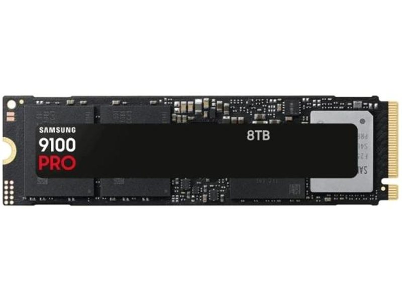 Твердотелльный накопитель SSD M.2 (PCI-E NVMe 2.0 Gen 5.0 x4) 8Tb Samsung 9100 PRO (R14800/W13400MB/s), 1year