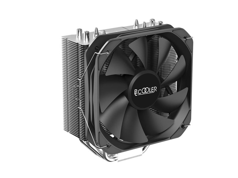 Кулер для процессора/ CPU Cooler PCCooler PALADIN 400 (200W, 4-pin PWM, 157mm, Al/Cu, 4x6mm, 1x130mm, 76.85CFM, 29dBA, 1600RPM, S: 1851/1700/1200/115X, AM5/AM4, silver, black)