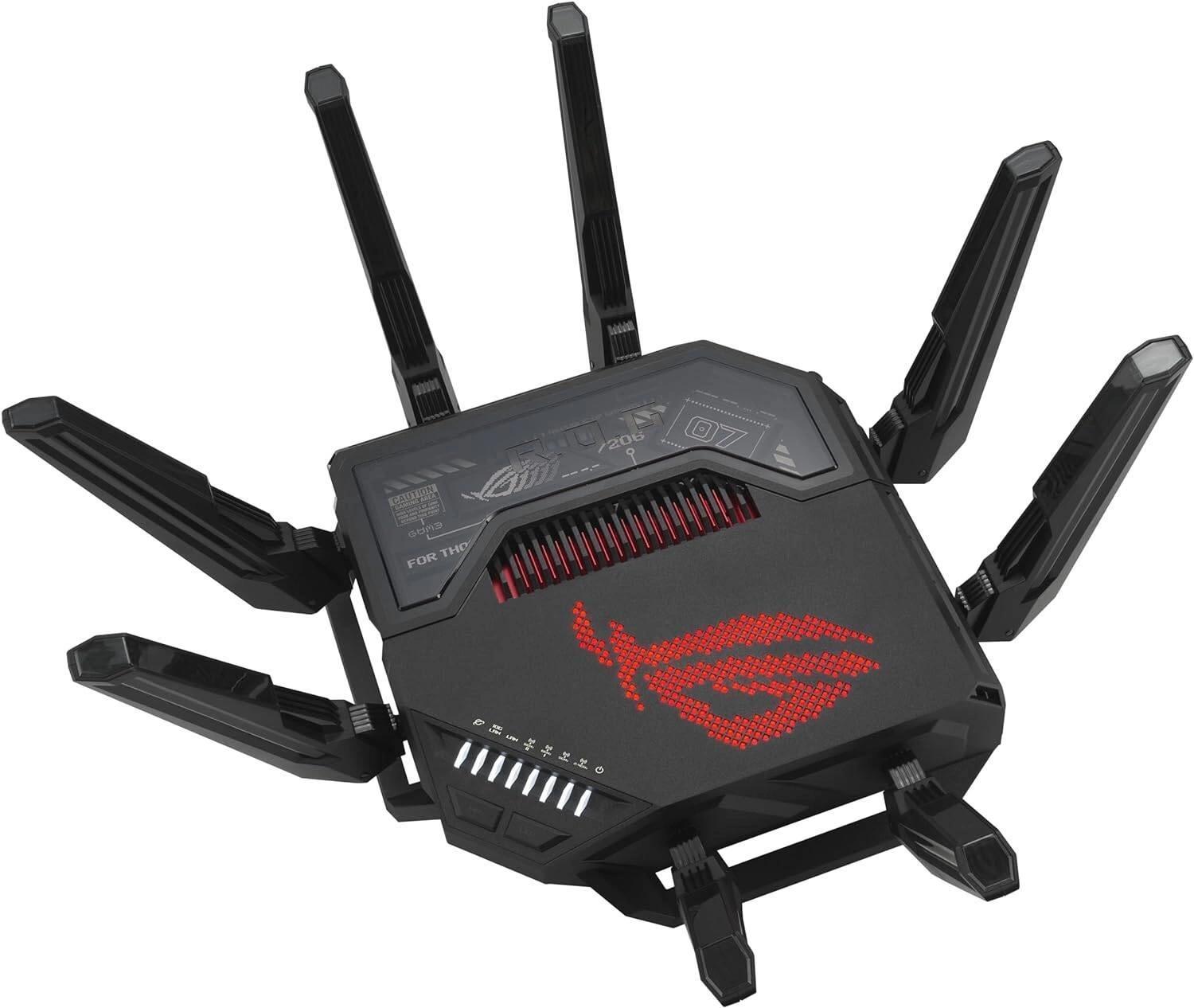 Роутер беспроводной Asus GT-BE98 BE25000 100/1000/2500/10000BASE-T черный