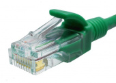 Патч-корд Suprlan 10-0156 UTP RJ-45 вил.-вилка RJ-45 кат.5E 0.5м зеленый LSZH 26AWG