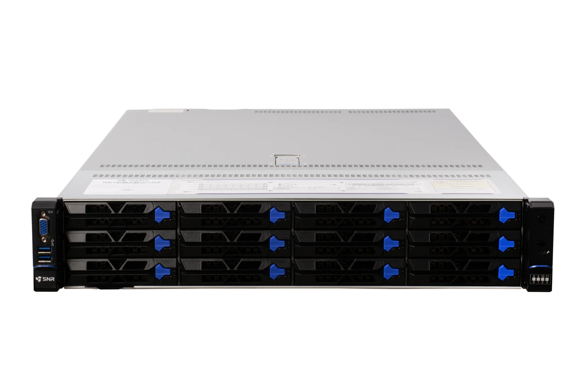 Серверная платформа SNR-SR2312LS-NV, 2U, Scalable Gen3, DDR4, 12xHDD, резервируемый БП