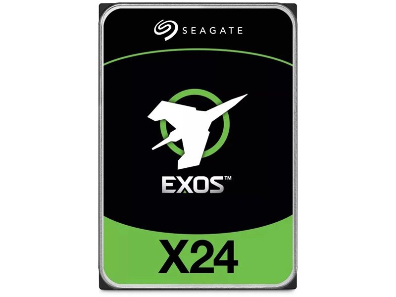 Жесткий диск Seagate Exos X24 HDD 3.5" SATA 16Tb, 7200 rpm, 512Mb buffer, 512e/4kn, CMR, ST16000NM002H, 1 year
