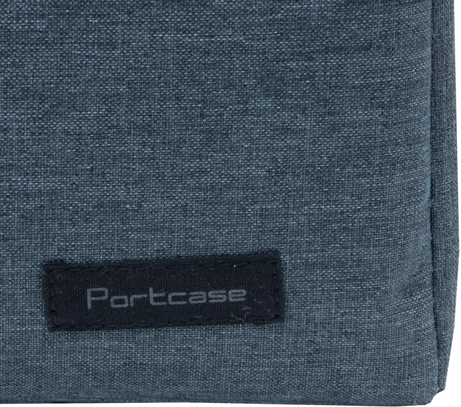 Сумка для ноутбука 15.6" Portcase KCB-165 Grey серый нейлон/полиэстер