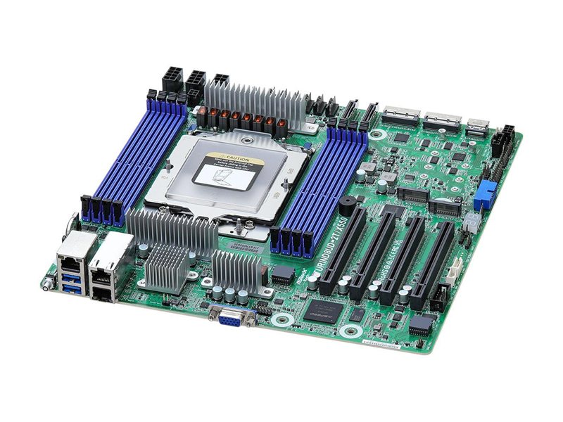 Материнская плата/ ASRock TURIND8UD-2T/X550, Deep Micro-ATX, 1x SP5 (LGA 6096) AMD EPYC™ 9005/9004, 8x DDR5 RDIMM, RDIMM-3DS, 4x PCIe5.0 / CXL2.0 x16, 2x MCIO (PCIe5.0 x8 or 8 SATA 6Gb/s), 2x MCIO (PCIe5.0 x8), 1x MCIO (PCIe5.0 x4), 2x M.2 (PCIe5.0 x4), u