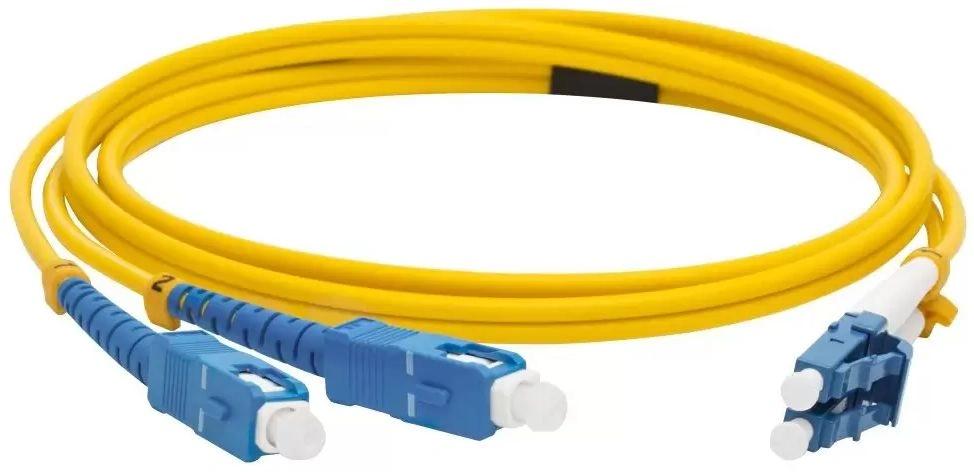 Патч-корд Lanmaster LAN-2LC-2SC/SU-3.0 2x9/125 OS1/OS2 LC дуплекс-SC дуплекс 3м LSZH оранжевый