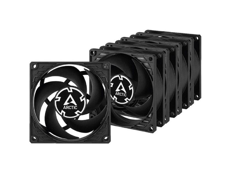 Case fan ARCTIC P8 PWM PST Value Pack (Black/Black) - retail (ACFAN00154A)