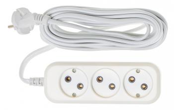 Сетевой удлинитель Buro BU-PSL3.5/W 5м (3 розетки) белый (пакет ПЭ)